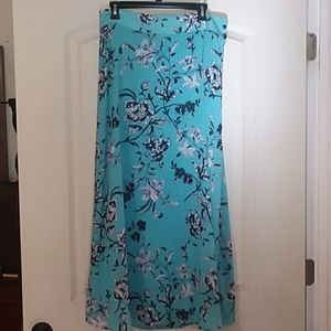 Floral Print Maxi Skirt